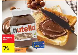Carrefour NUTELLA Pâte à tartiner offre