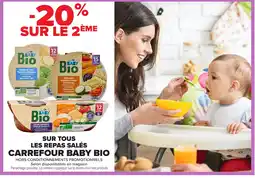 Carrefour CARREFOUR BABY BIO Sur tous les repas salés offre