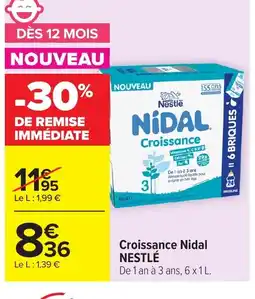 Carrefour NESTLÉ Croissance Nidal offre