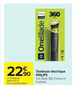 Carrefour PHILIPS Tondeuse électrique offre
