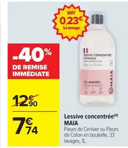 Carrefour MAIA Lessive concentrée offre
