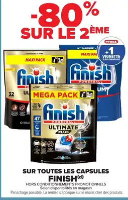 Carrefour FINISH Sur toutes les capsules offre