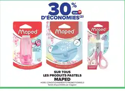 Carrefour MAPED Sur tous les produits pastels offre
