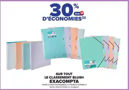 Carrefour EXACOMPTA Sur tout le classement blush offre