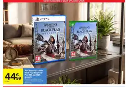Carrefour Jeu Assassin's Creed Black Flag Resynced Pour PS5 ou XBOX Series X offre