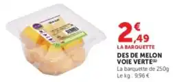 U Express Des de melon voie verte offre