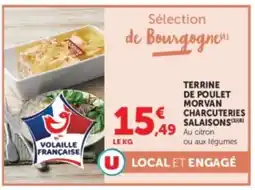 U Express Terrine de poulet morvan €charcuteries salaisons offre