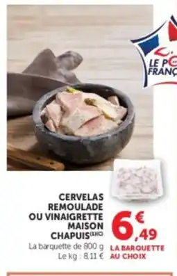 U Express MAISON CHAPUIS Cervelas remoulade ou vinaigrette offre
