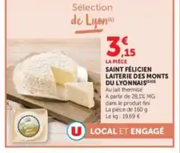 U Express Saint félicien laiterie des monts du lyonnais offre