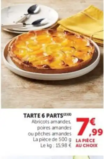 U Express Tarte 6 parts offre