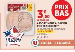 U Express PIERRE SCHMIDT Assortiment alsacien offre