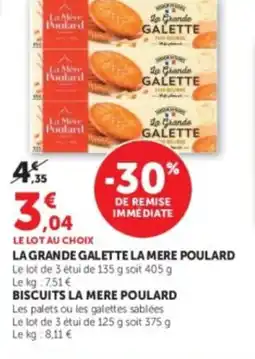 U Express LA MERE POULARD La grande galette offre