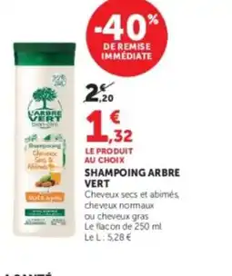 U Express ARBRE VERT Shampooing offre