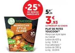 U Express YOUCOOK Plat de pates offre