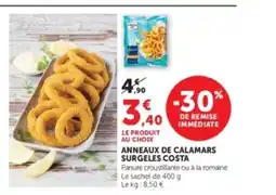 U Express COSTA Anneaux de calamars surgeles offre