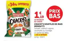 U Express MENGUY'S Cracky's souffles de mais offre