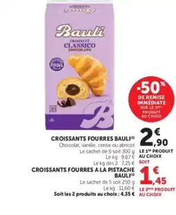 U Express BAULI Croissant fourres offre