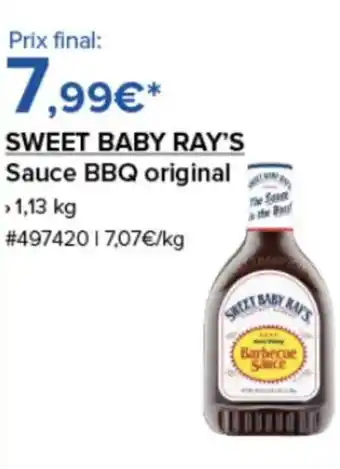 SWEET BABY RAY'S Sauce BBQ original