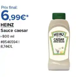Costco HEINZ Sauce caesar offre