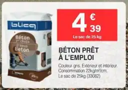 Chretien Matériaux Béton prêt à l'emploi offre