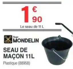 Chretien Matériaux Seau de maçon offre