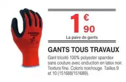 Chretien Matériaux Gants tous travaux offre
