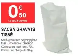 Chretien Matériaux Sacsà gravats tissé offre