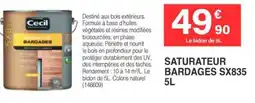 Chretien Matériaux Saturateur bardages sx835 offre