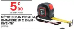 Chretien Matériaux Mètre ruban premium bi-matière 5m x 25 mm - inventiv offre