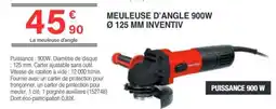 Chretien Matériaux Meuleuse d'angle 900w ø 125 mm inventiv offre