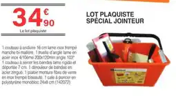 Chretien Matériaux Lot plaquiste spécial jointeur offre