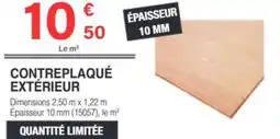 Chretien Matériaux Contreplaqué extérieur offre