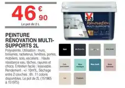 Chretien Matériaux Peinture rénovation multi- supports offre