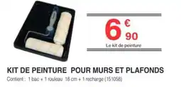 Chretien Matériaux Kit de peinture pour murs et plafonds offre