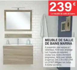 Chretien Matériaux Meuble de salle de bains marina offre