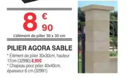 Chretien Matériaux Pilier agora sable offre