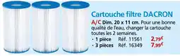 Provence Outillage Cartouche filtre dacron offre