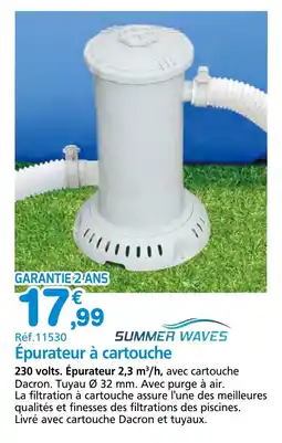 Provence Outillage Épurateur à cartouche offre
