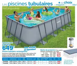 Provence Outillage Piscine tubulaire rectangulaire offre