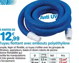 Provence Outillage Tuyau flottant avec embouts polyéthylène offre