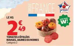Auchan Tomates côtelées rouges, jaunes ou noires offre