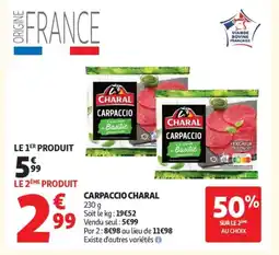 Auchan CHARAL Carpaccio offre