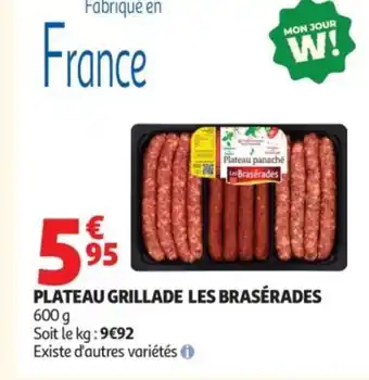 LES BRASÉRADES Plateau grillade