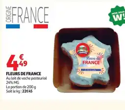 Auchan Fleurs de france offre