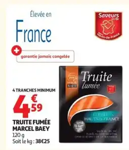 Auchan MARCEL BAEY Truite fumée offre