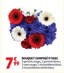 Auchan Bouquet composé 9 tiges 2 offre