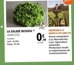 E.Leclerc JARDIN D'OZ La salade batavia offre