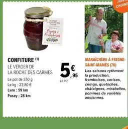 E.Leclerc LE VERGER DE LA ROCHE DES CARMES Confiture offre