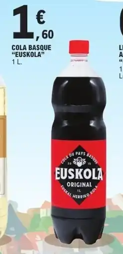 E.Leclerc EUSKOLA Cola basque offre