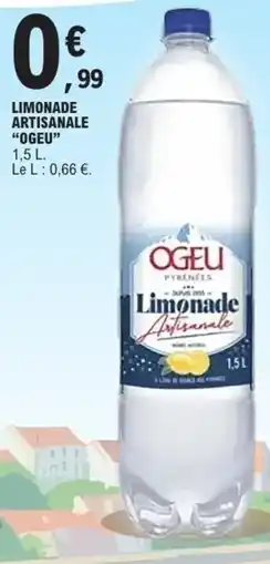 E.Leclerc OGEU Limonade artisanale offre